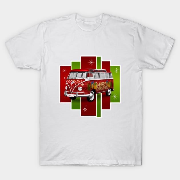 Santa Van T-Shirt by Vandalay Industries